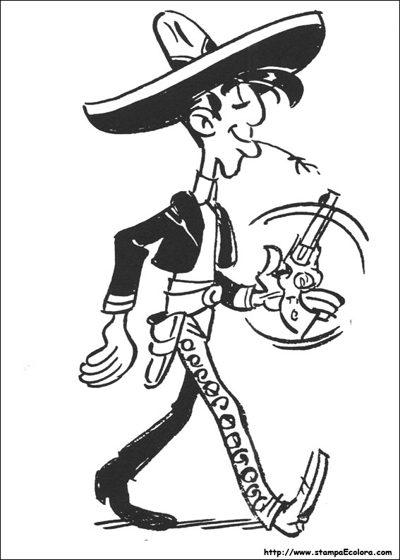 Disegni Lucky Luke